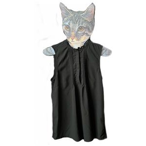 A New Day Lace Trim Sleeveless Blouse